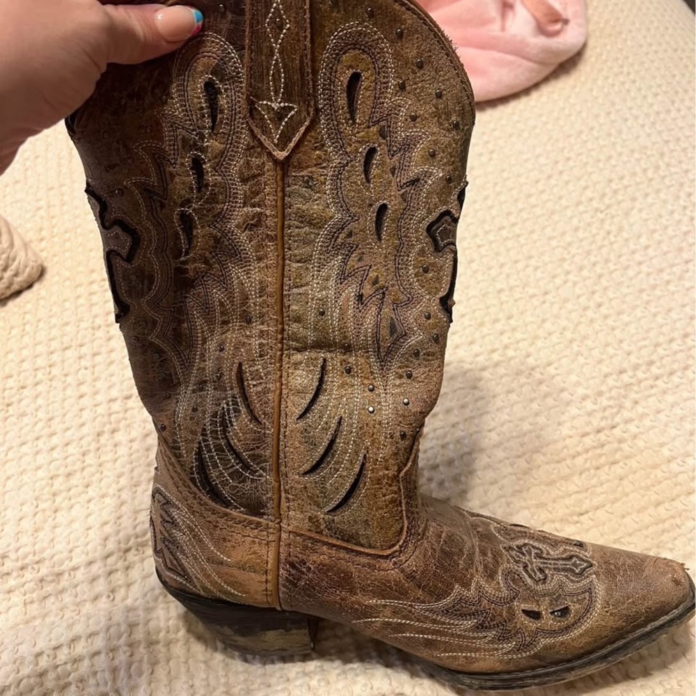 Brown Western Cowboy Boots